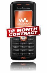 Free Sony Ericsson W200i 12 months contract