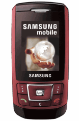 Samsung D900 on orange