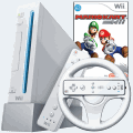 Nintendo Wii And Mario Kart with Wheel Nintendo Wii And Mario Kart with Wheel