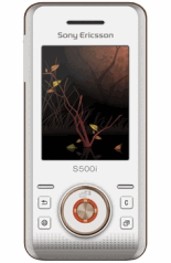 Sony Ericsson S500I on O2
