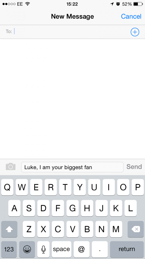 iOS 8 Movie Quote