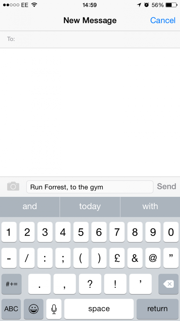 iOS 8 Movie Quote