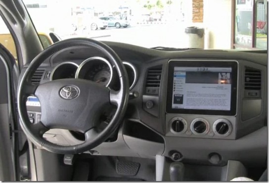 Using an iPad as a car entertainment system