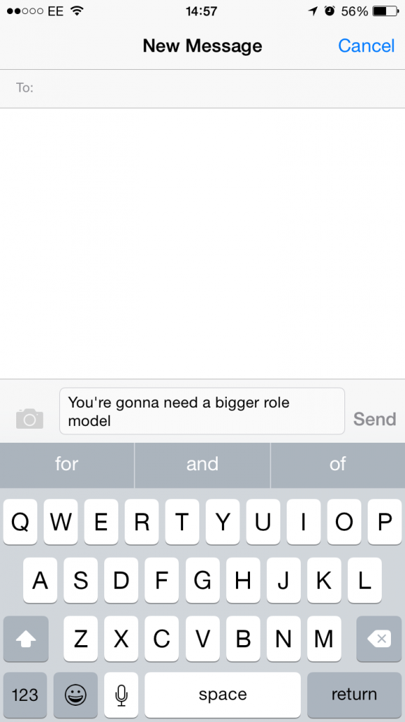 iOS 8 Movie Quote