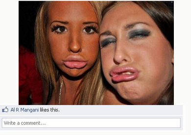 facebook party goer selfie