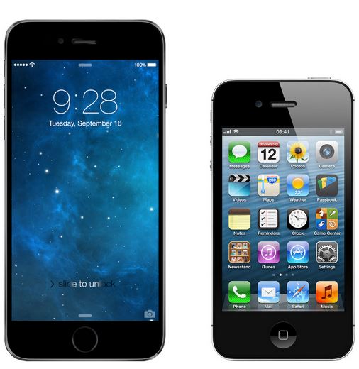 apple iphone 6 vs iphone 4s