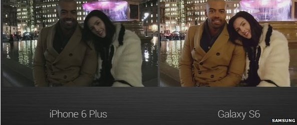 samsung galaxy s6 vs iphone 6 camera