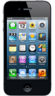 Orange Apple iPhone 4S 16GB Black