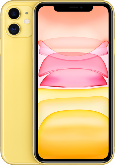 Image of Apple iPhone 11 64GB Yellow Refurbished Excellent