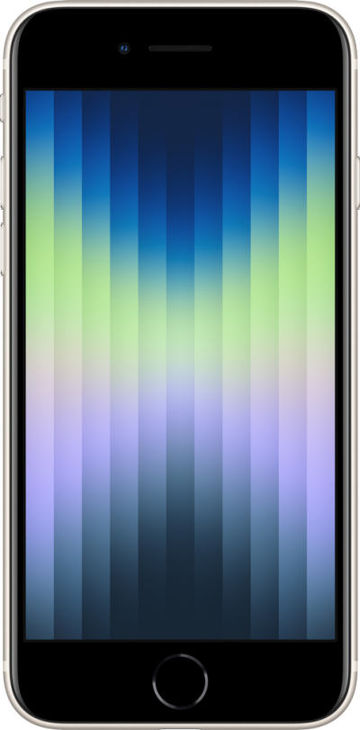 Image of Apple iPhone SE (3rd Gen) 64GB Starlight Refurbished Excellent