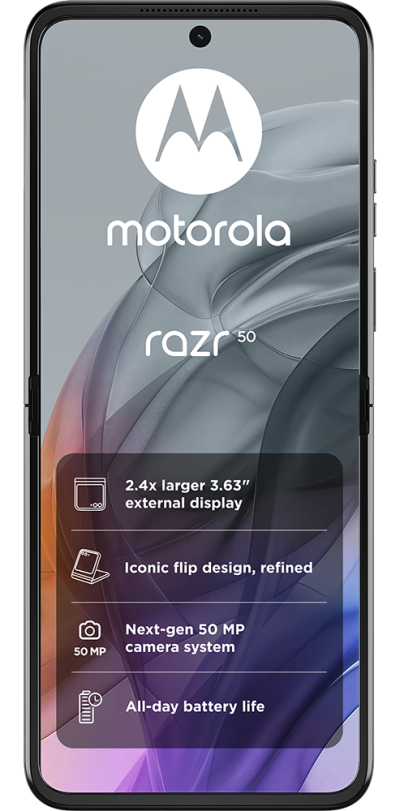Image of Motorola Razr 50 256GB Koala Grey