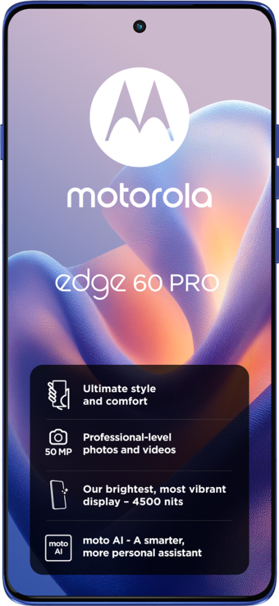 Image of Motorola Edge 60 Pro 512GB PANTONE Dazzling Blue
