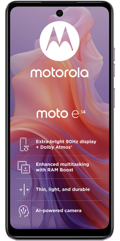 Moto E14 Pastel
