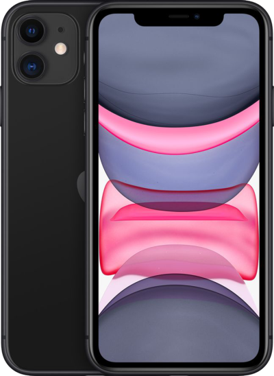 Image of Apple iPhone 11 64GB Black Refurbished Excellent